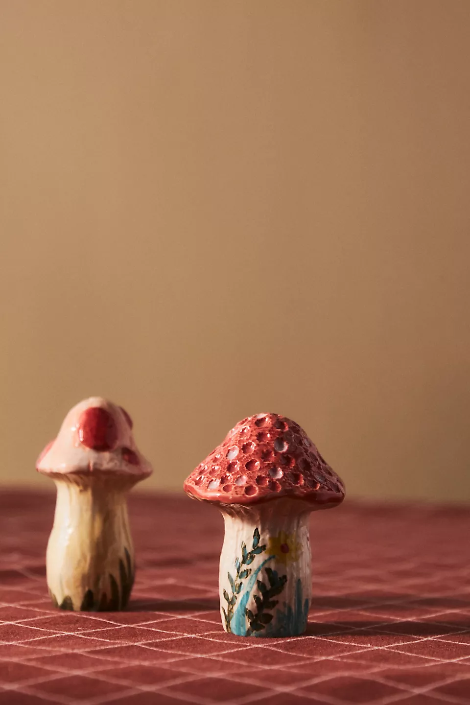 Nathalie Lete Salt & Pepper Shakers Mushroom