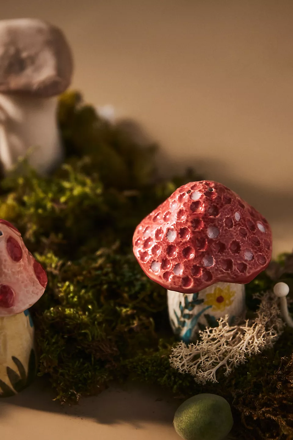 Nathalie Lete Salt & Pepper Shakers Mushroom