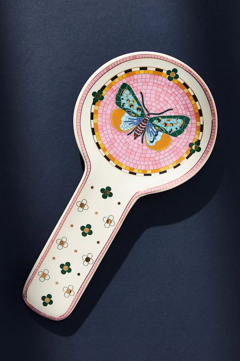 Bistro Garden Tile Butterfly Spoon rest
