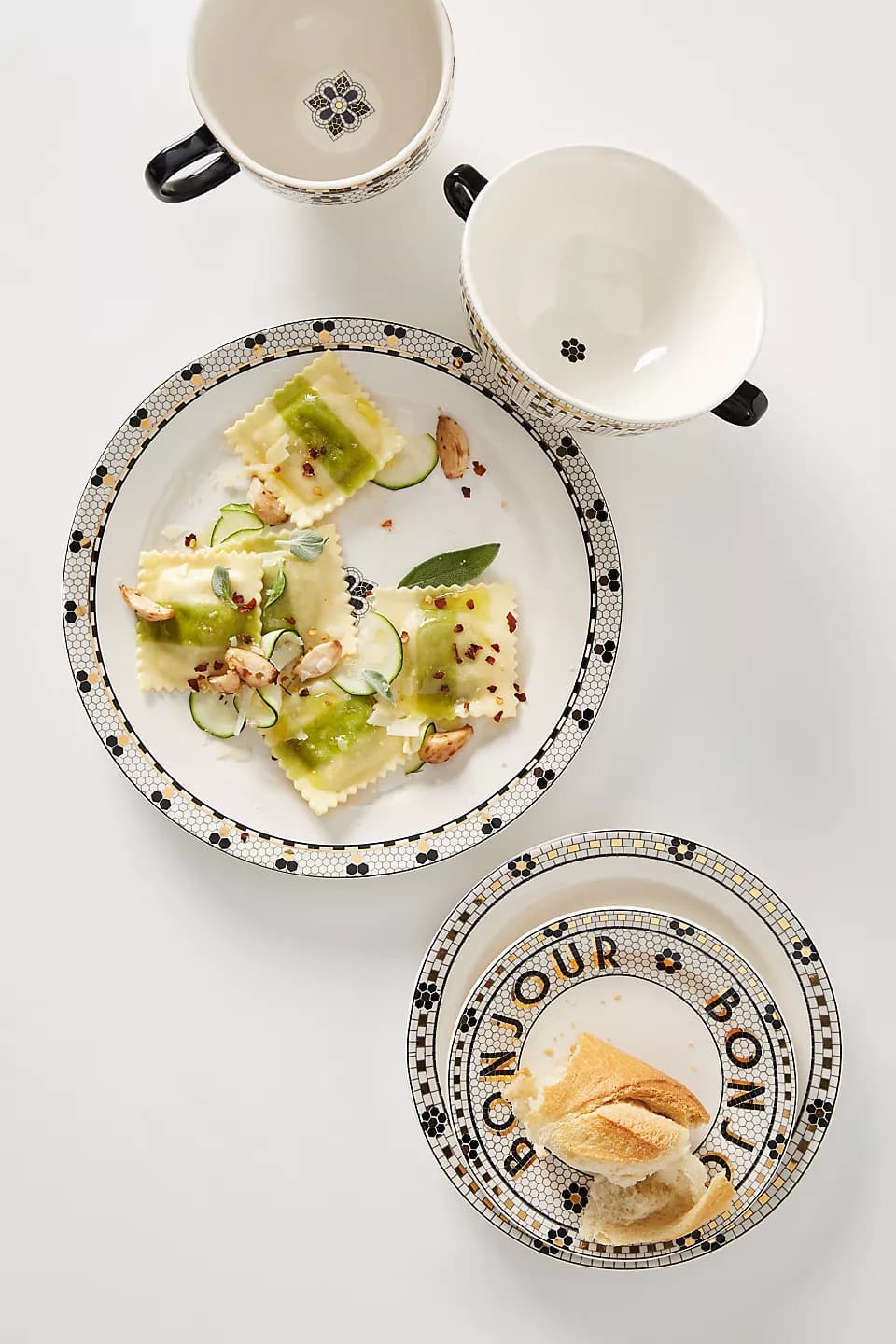 Bistro tile Dinner plate