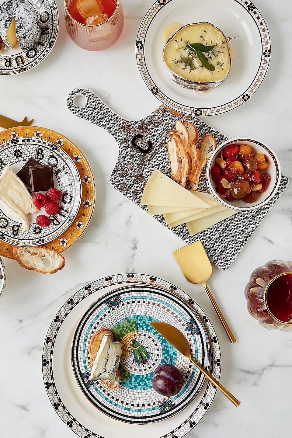 Bistro Tile bread plate