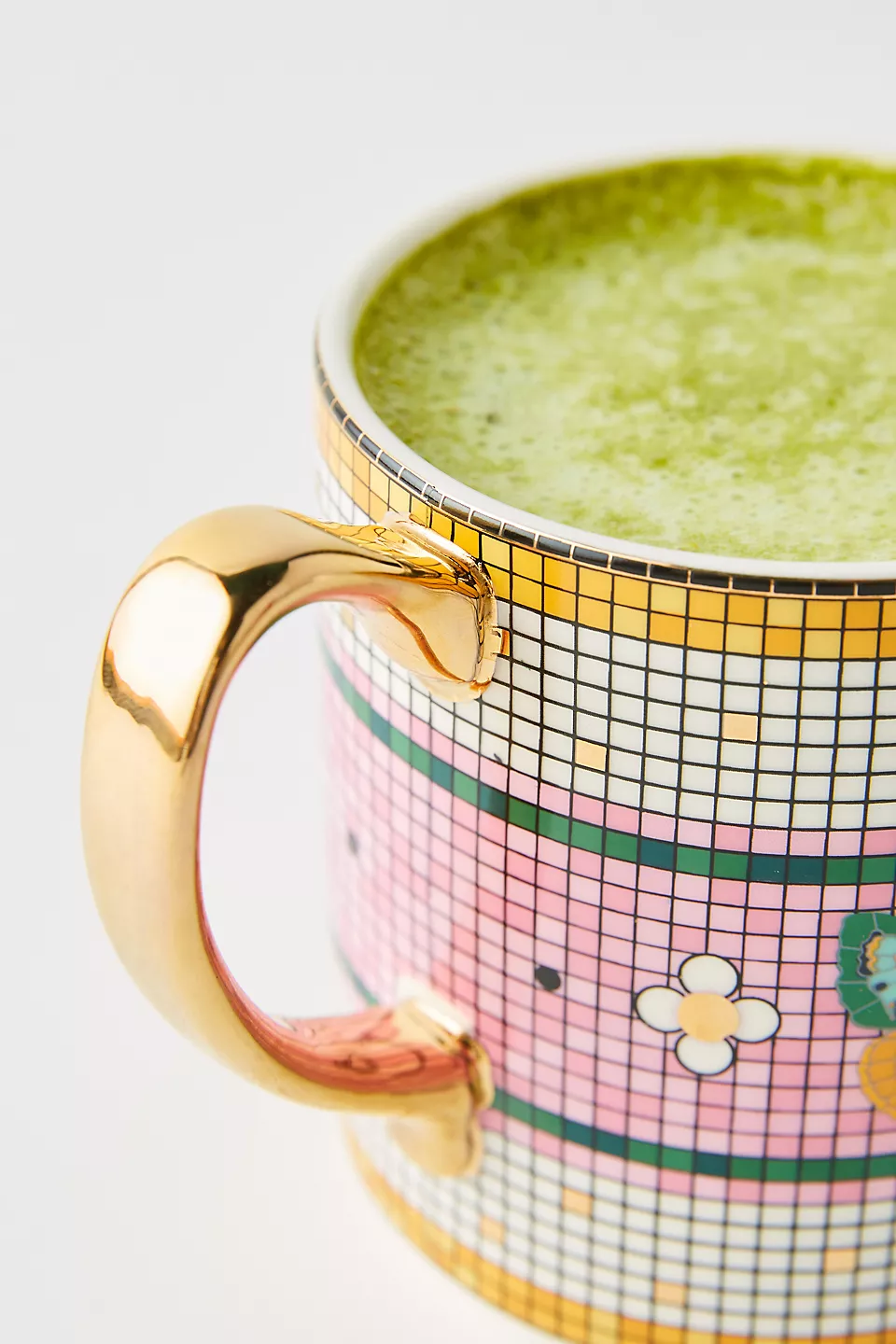 Bistro Tile Garden Butterfly Mug