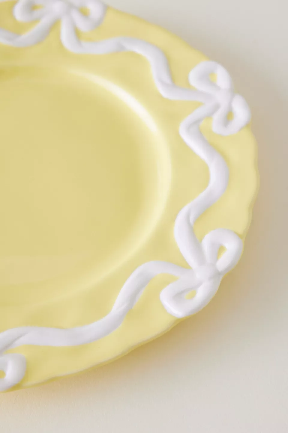 Benedita Bow Side Plate - Butter