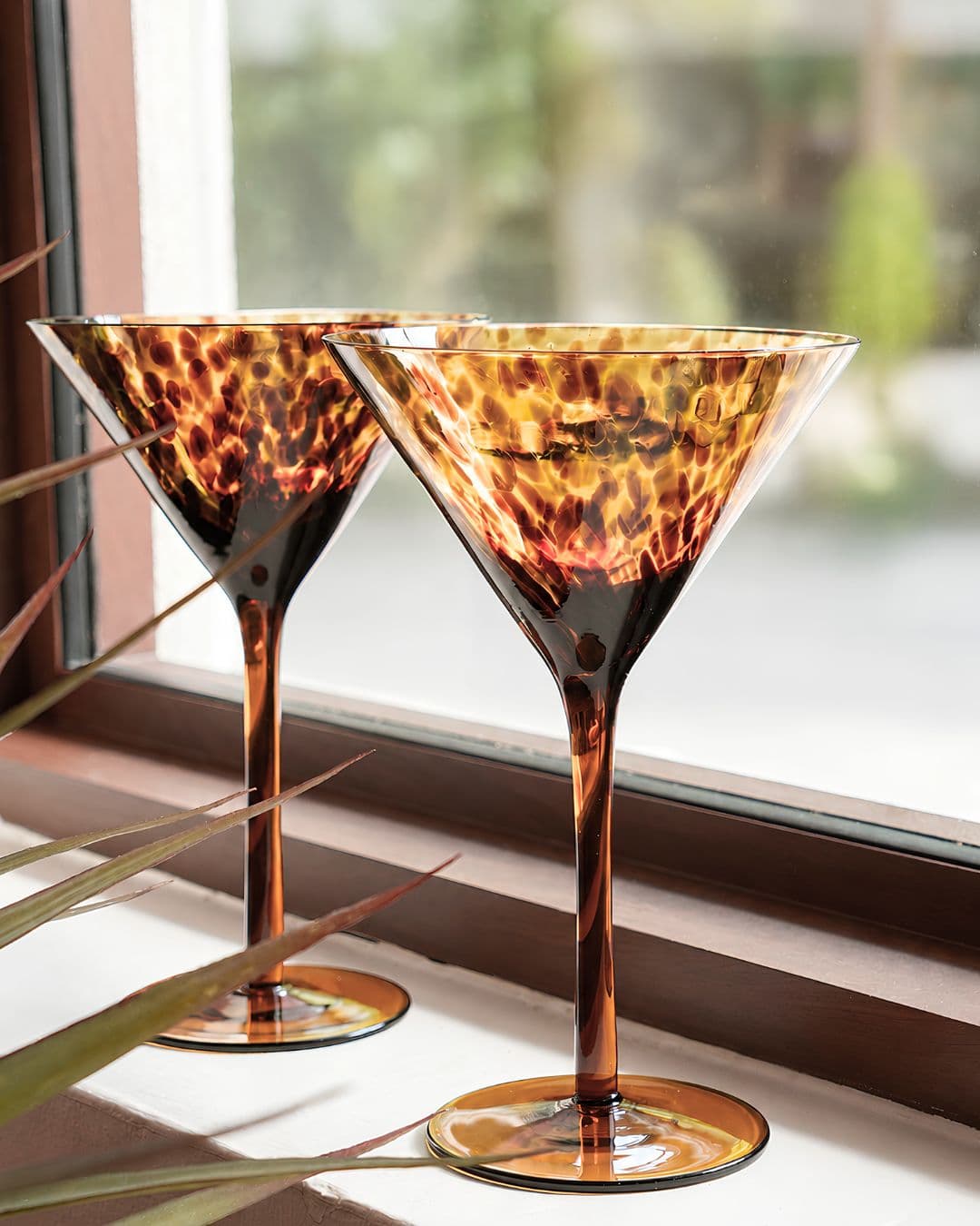 Leopard Cocktail Glass