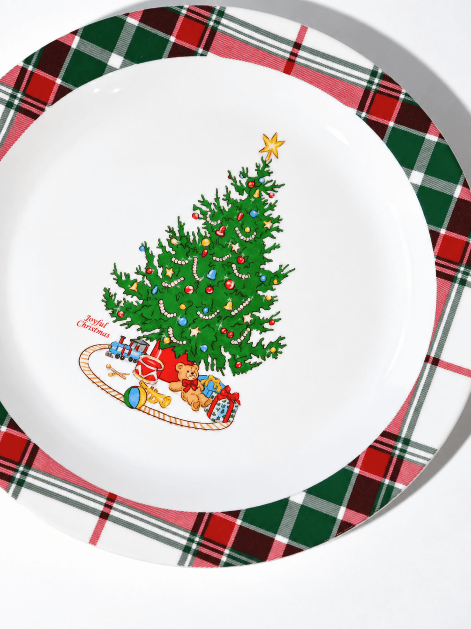 Merry Bear - Christmas Tree Dinner Plate