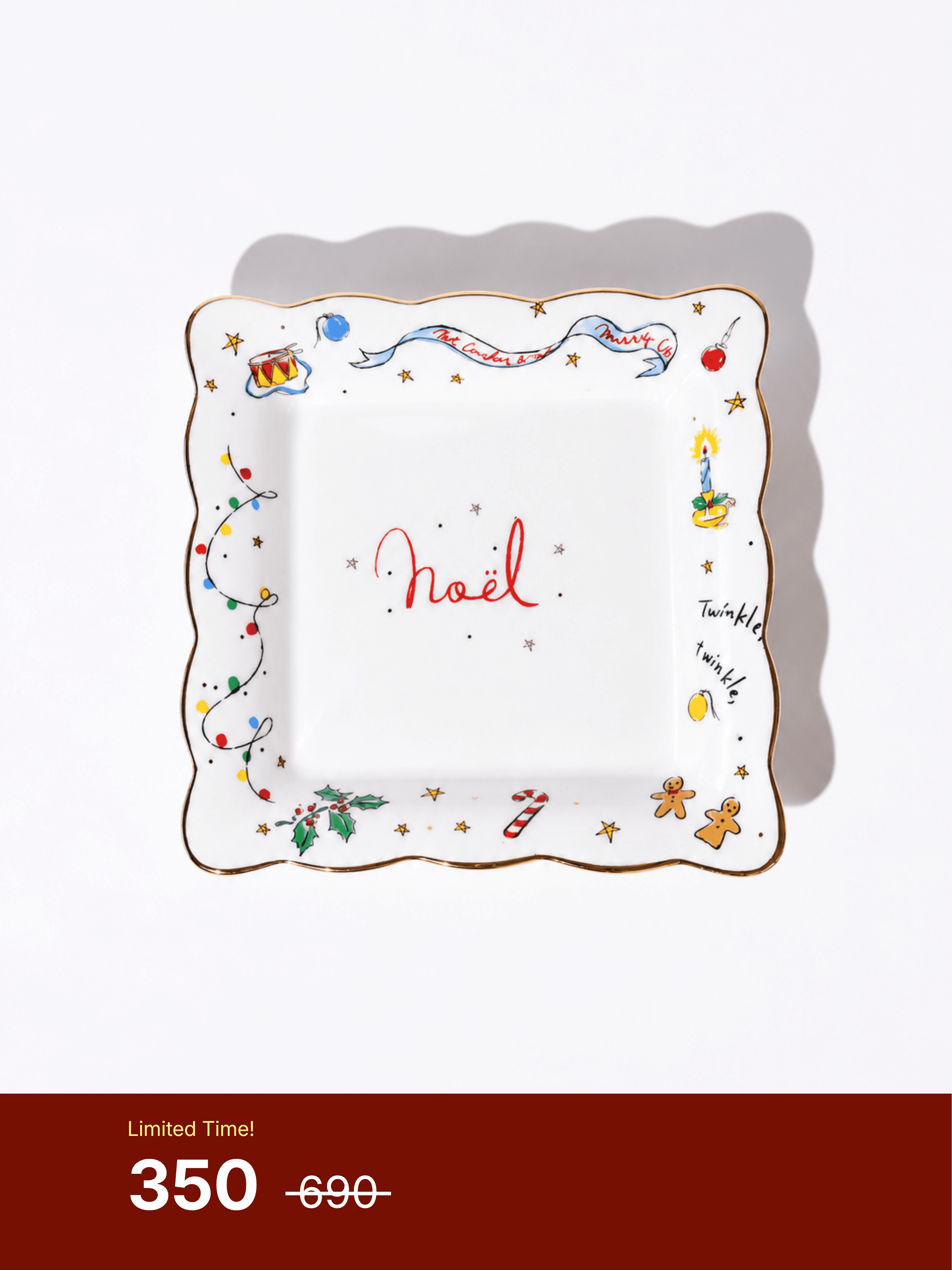 Winter Carnival - Noel Wavy Plate