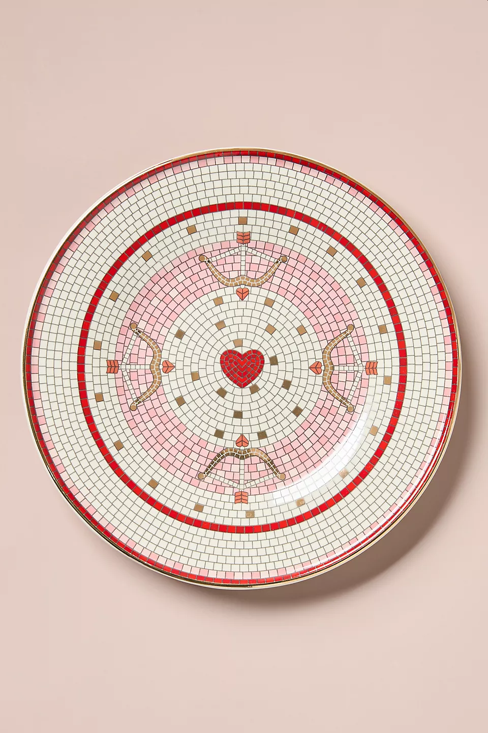 Valentine Bistro Tile Dessert Plate