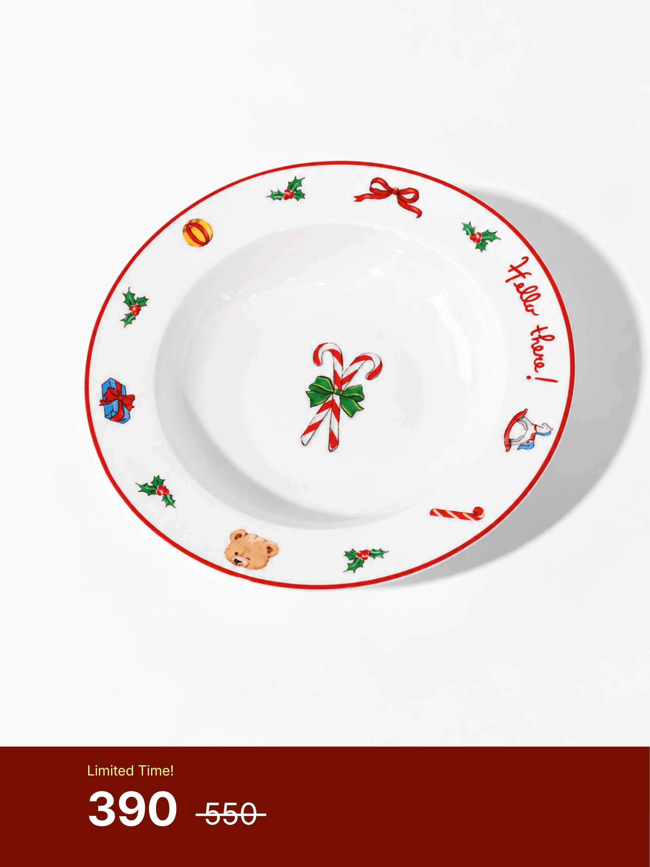 Merry Bear - Candy Pasta Bowl